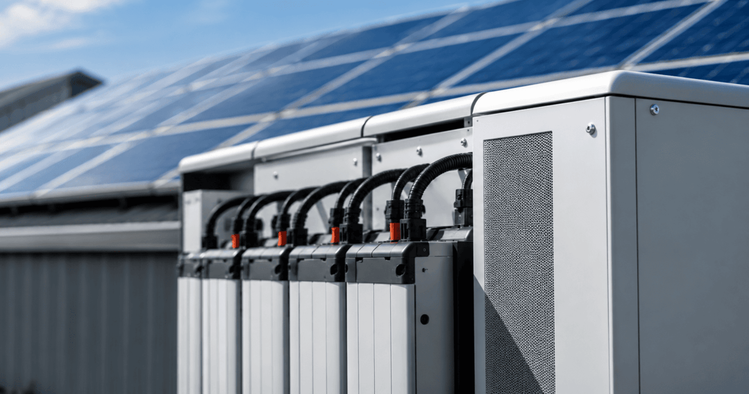 zonnepanelen en batterijopslag
